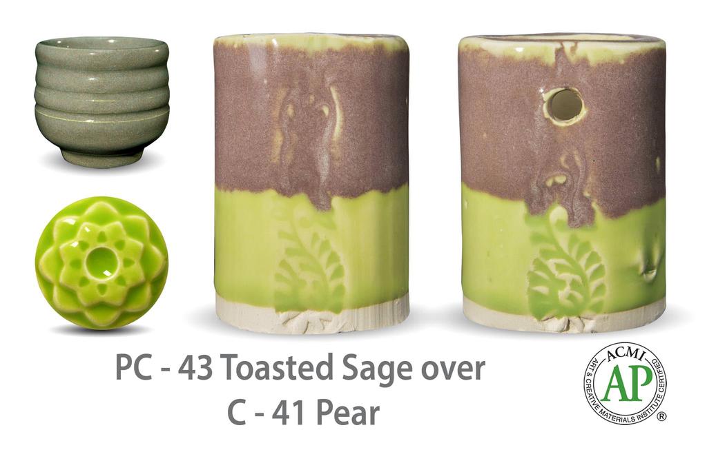 Kombinace s Celadon glazurami
