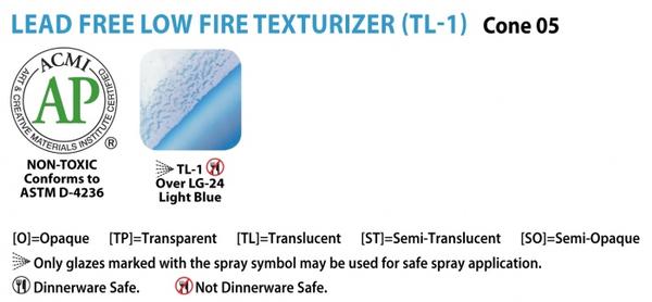 Amaco TL-1 texturizer/ 0,473 l