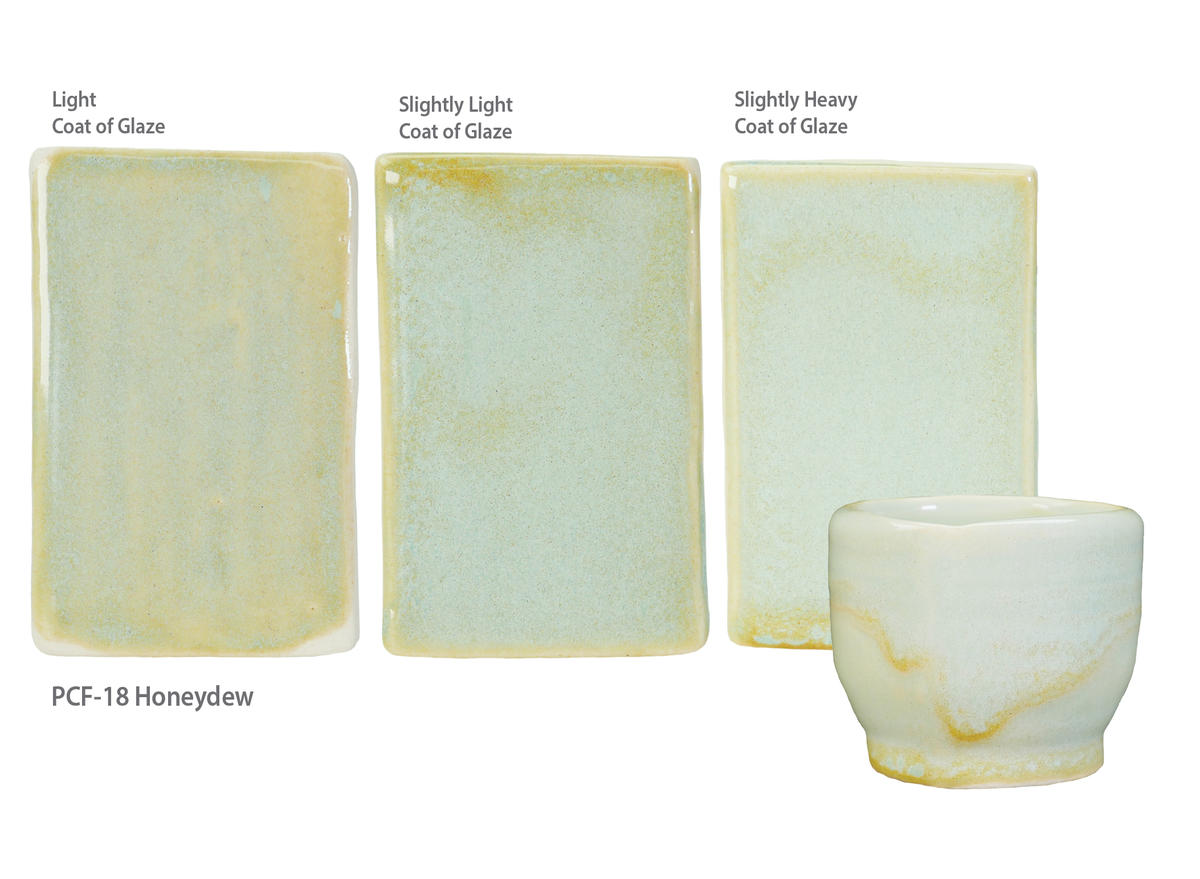 Amaco tekutá glazura PCF18 Honeydew / 0,472 l