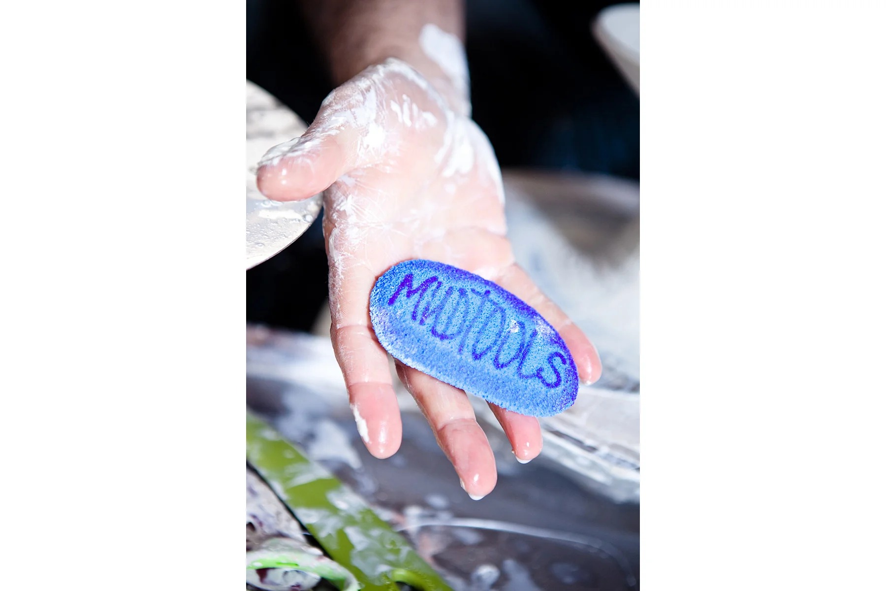 Mudtools Modrá houbička – univerzální