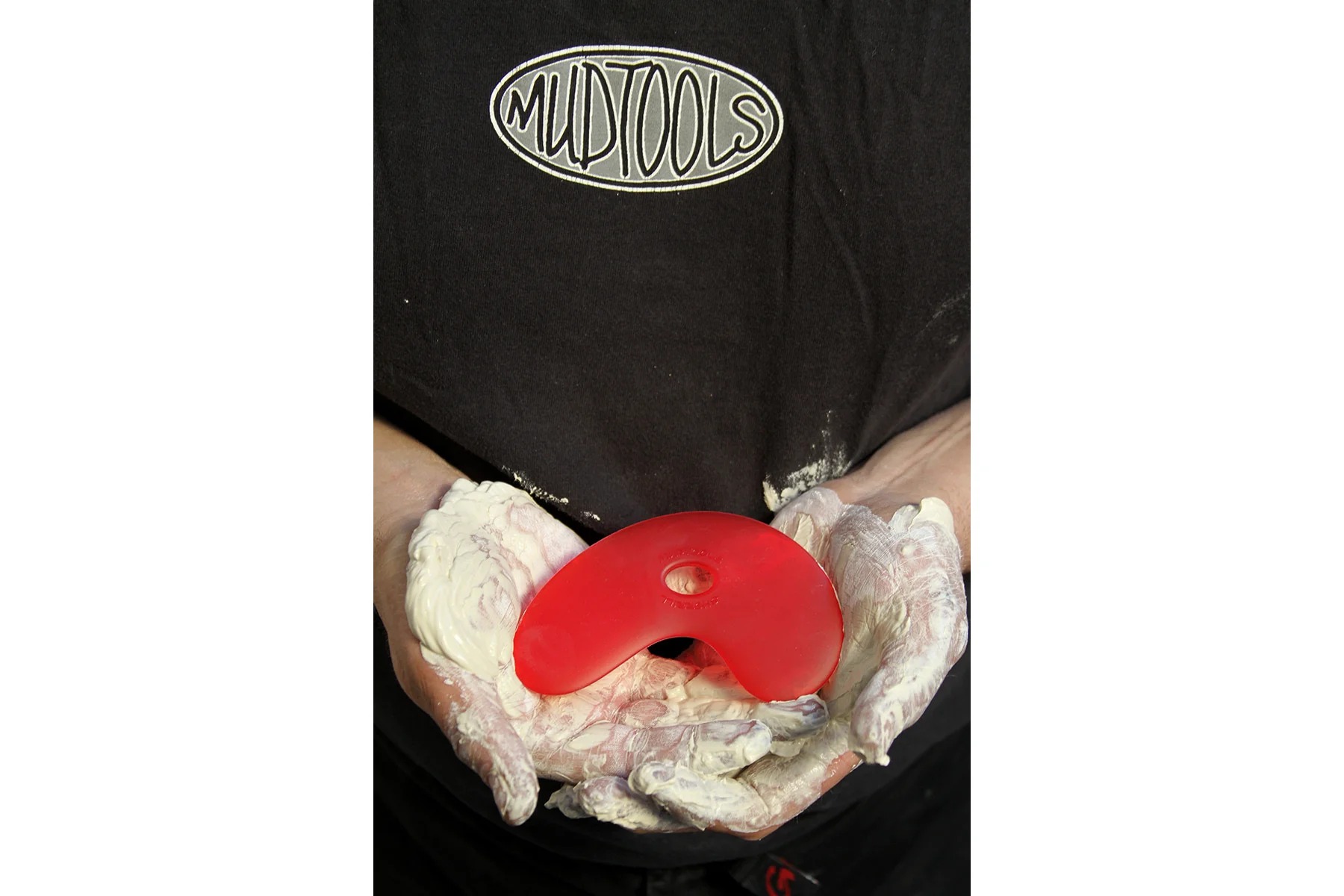 Mudtools cidlina SBR Malá Bowl velmi měkká ohebnost - červená