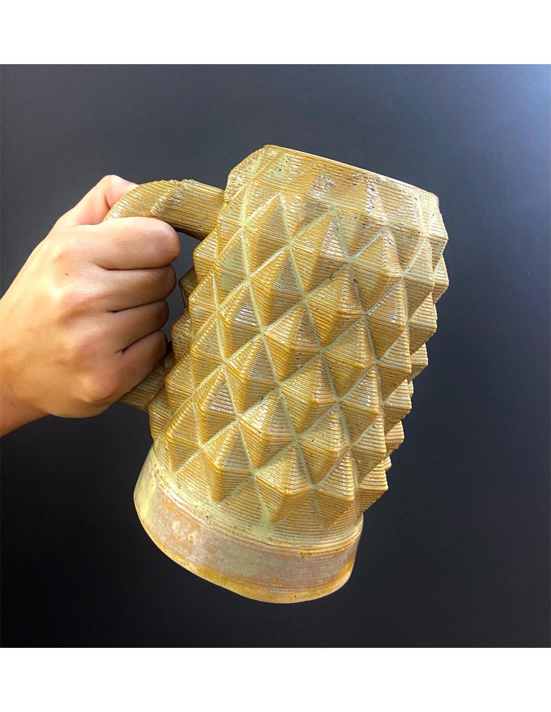 Sio-2 hmota PRAI 3D - pro 3D tisk, bílá kamenina s jemným ostřivem / 5kg
